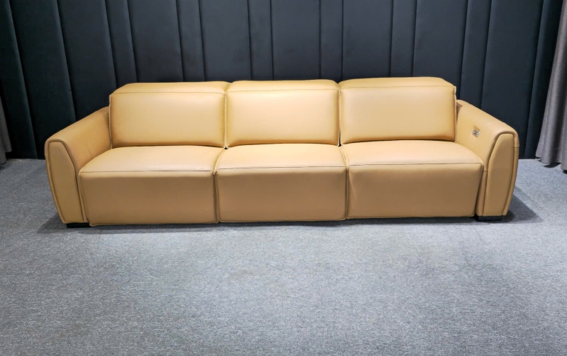 Sofa da bò Ý chỉnh điện Agatha