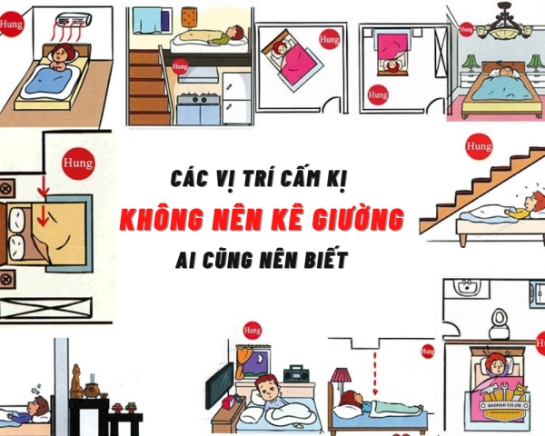 Bật mí 10+ điều kiêng kị khi kê giường ngủ bạn nên biết