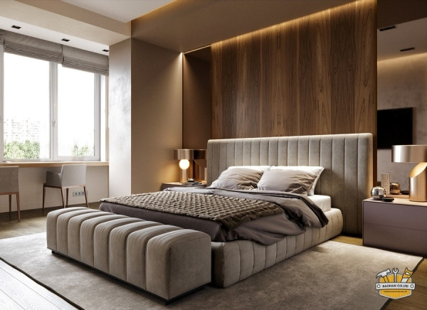 Tránh kê giường đối diện các góc nhọn