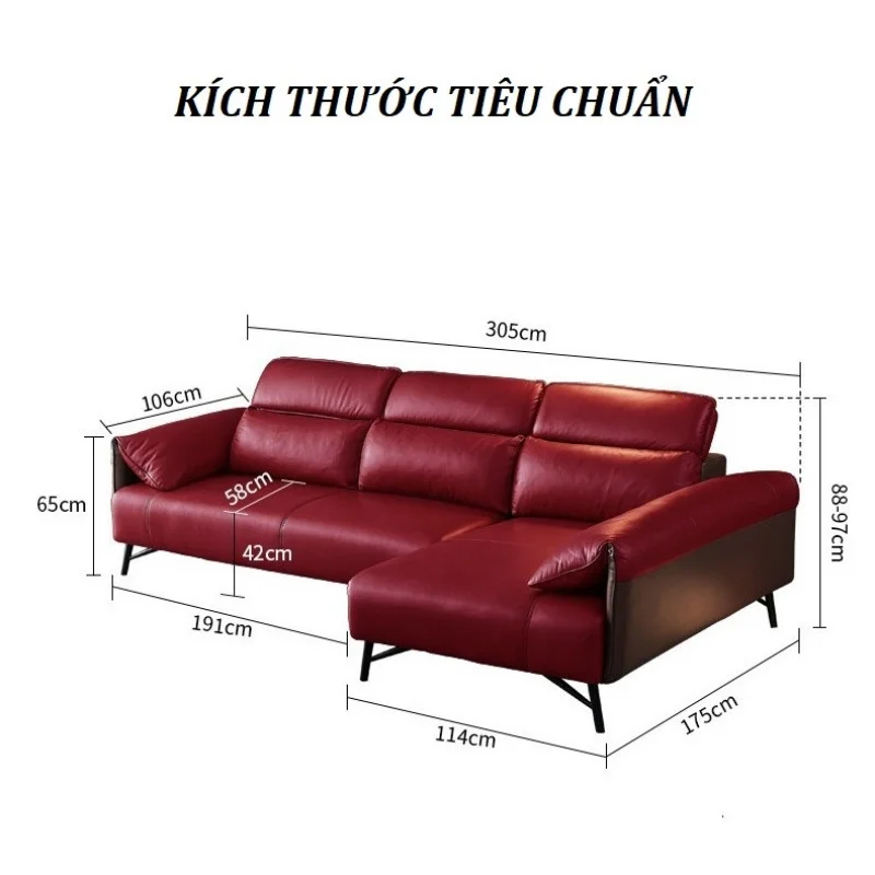 Kích thước tiêu chuẩn tham khảo