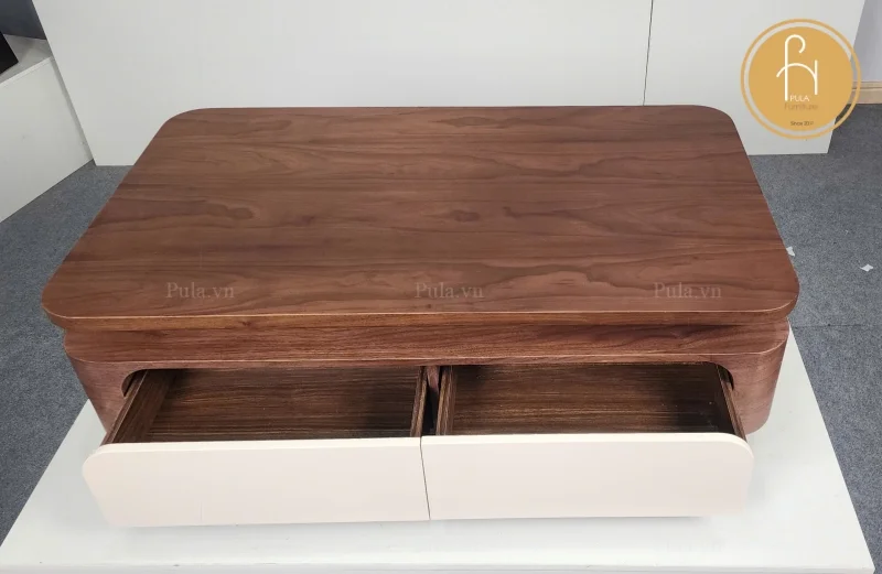 Bàn trà gỗ chữ nhật hiện đại BT105