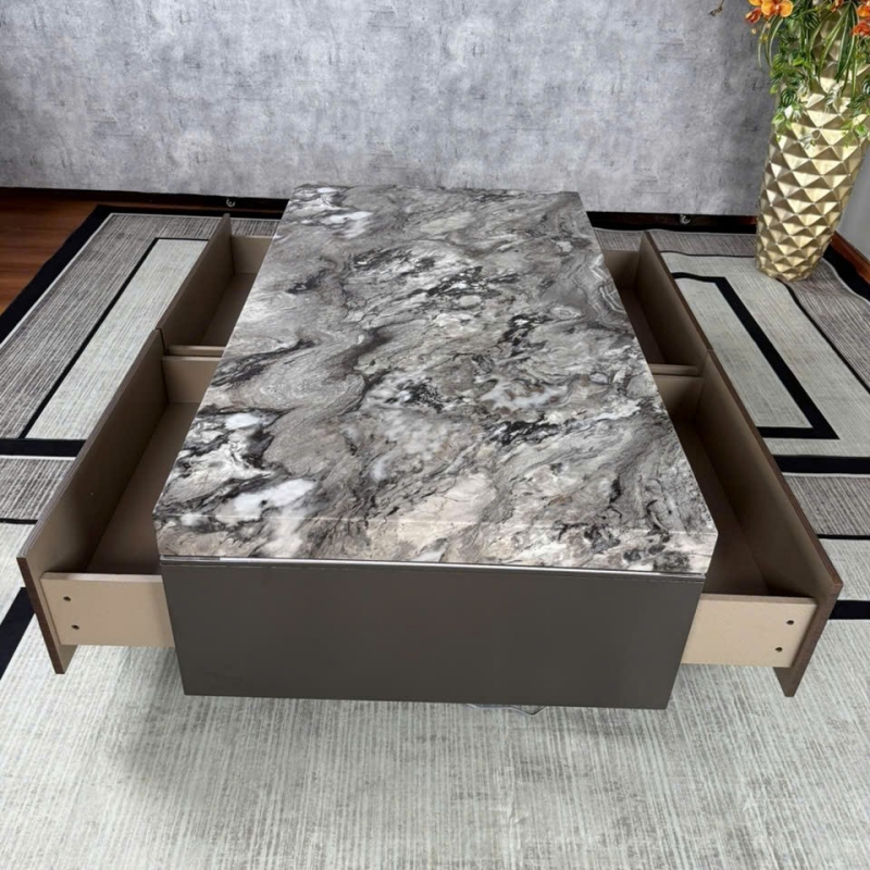 Bàn trà nhập khẩu thông minh Pula BT82 4 ngăn kéo