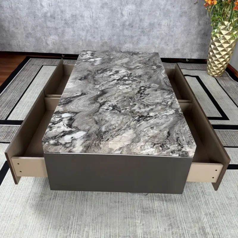 Bàn trà nhập khẩu thông minh Pula BT82 4 ngăn kéo