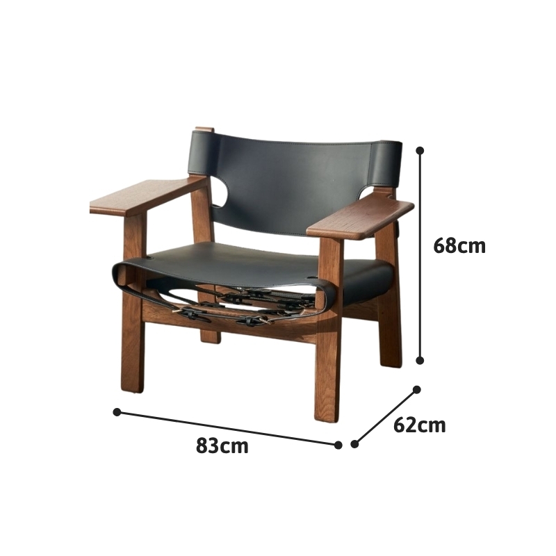 Kích thước tiêu chuẩn Ghế Armchair cao cấp Chalet