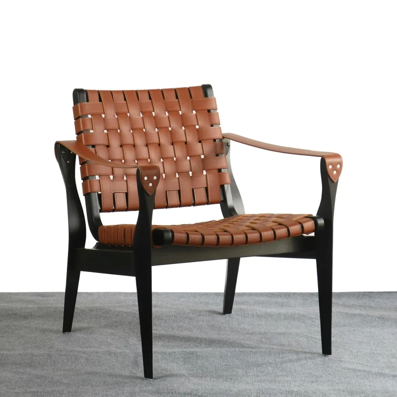 Ghế Armchair da cao cấp Dilan Safari