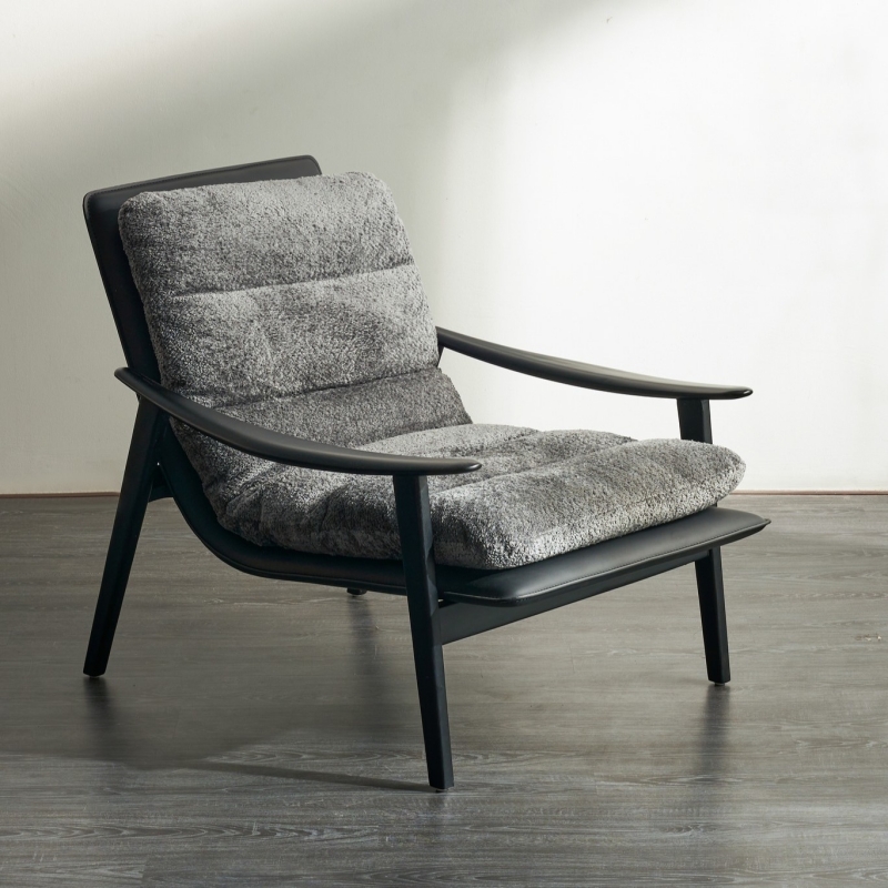 Ghế Armchair thư giãn Fynn phiên bản đệm nỉ