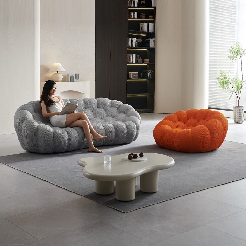 Bộ sản phẩm với 1 văng và 1 sofa đơn nhỏ