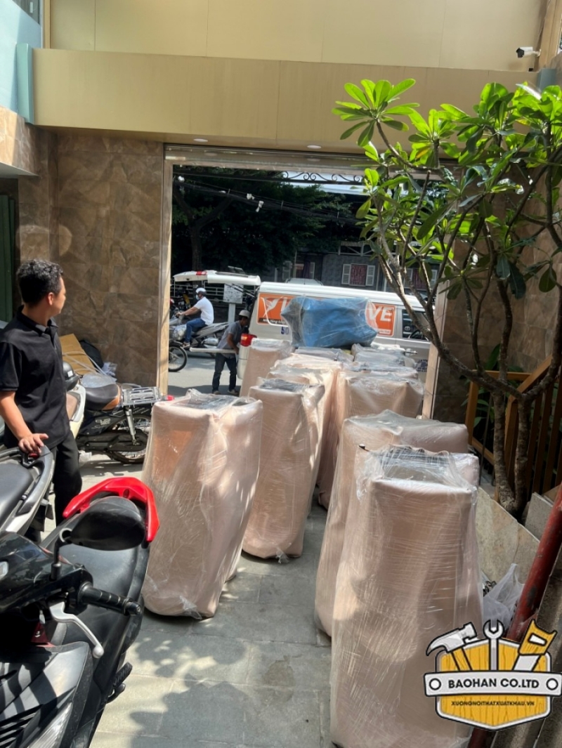 Bàn giao nội thất cho nhà hàng Tịnh Tâm Trai