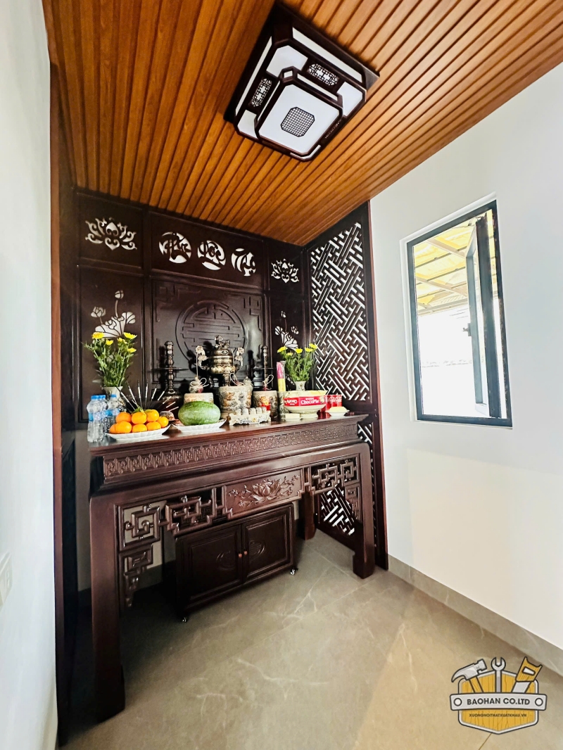 Khu vực phòng thờ