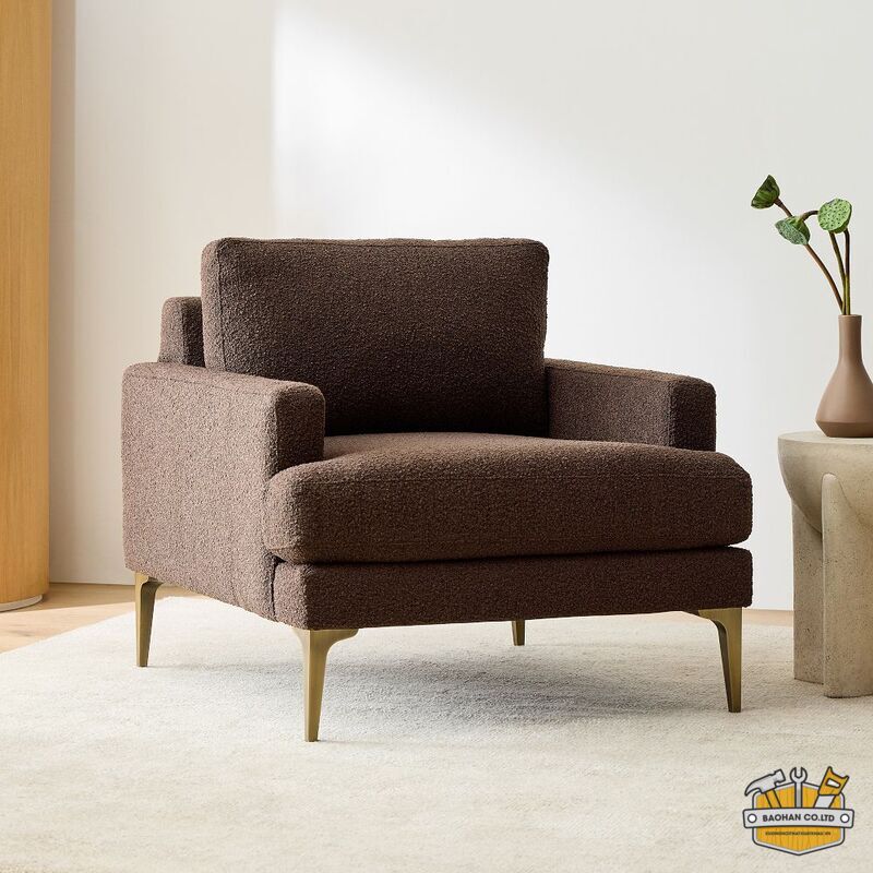 Sofa đơn vải bố Andes 1 sofa don vai bo andes chair 1
