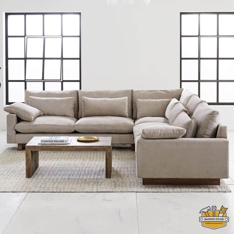 Sofa góc vải 3 mảnh Harmony Modular 2 sofa goc vai 3 manh harmony modular 2