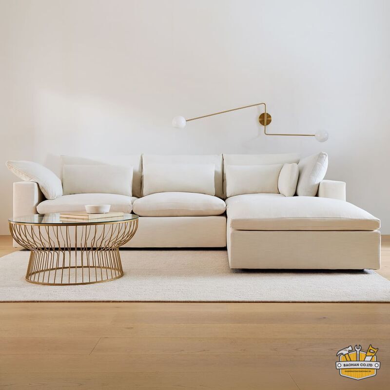 Sofa góc vải Harmony Modular Ottoman 1 sofa goc vai harmony modular ottoman 1