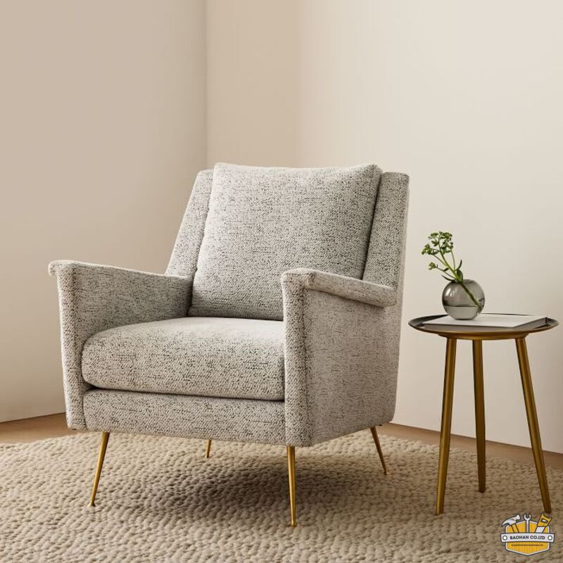 Ghế thư giãn đệm vải Carlo 1 ghe thu gian dem vai carlo 1