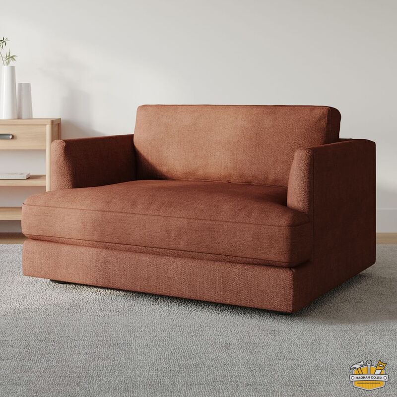 Sofa đơn vải bố Haven 1 sofa don vai bo haven 1