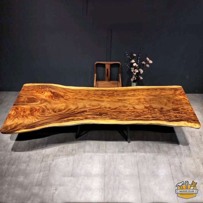 Bàn ăn gỗ me tây nhập khẩu Campuchia 2 ban an go me tay nhap campuchia 13