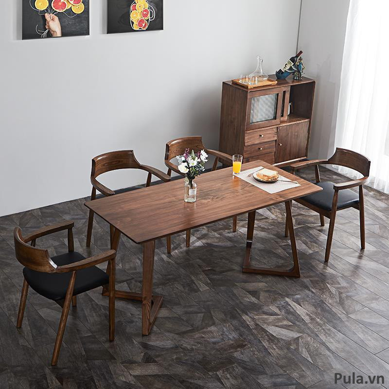 Bàn ăn gỗ - Sự lựa chọn hoàn hảo cho không gian sống ấm cúng và sang trọng của gia đình 9 bàn ăn gỗ
