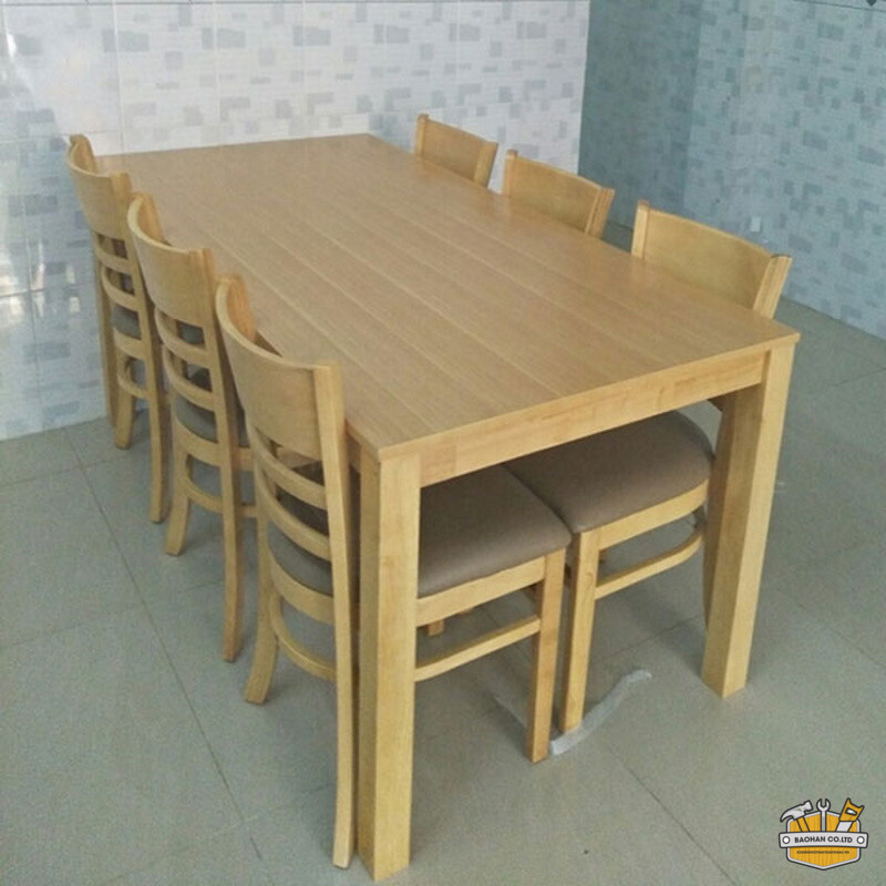Bộ bàn ghế ăn Pula BGA03 6 ghế 3 bo ban ghe an pula bga03 6 ghe 2