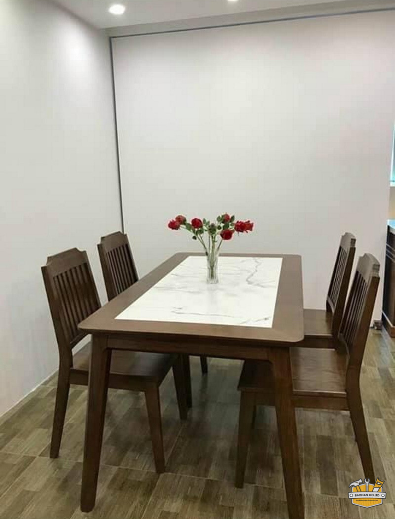 Bộ bàn ghế ăn Pula BGA34 3 bo ban ghe an pula bga34 1