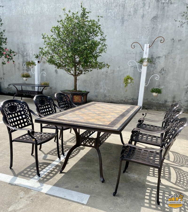 Bộ Bàn Ghế Ngoài Trời Sân Vườn 1 bo ban ghe ngoai troi san vuon 4