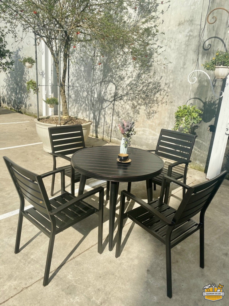 Bộ Bàn Ghế Ngoài Trời Sân Vườn 2 bo ban ghe ngoai troi san vuon 7