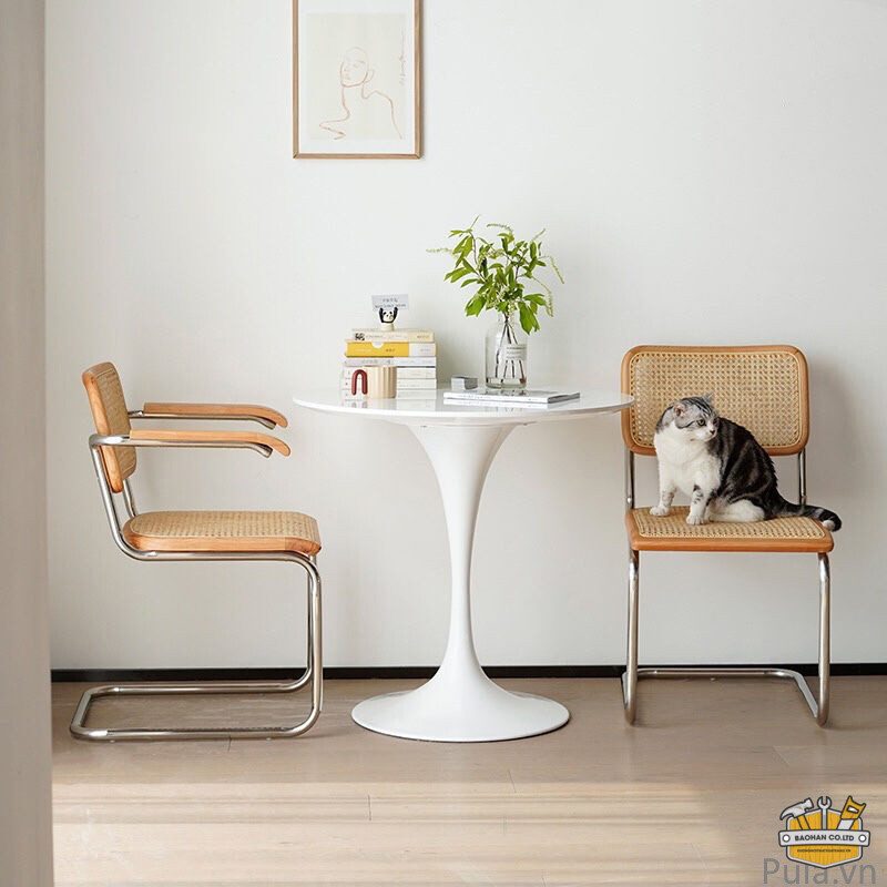 Ghế ăn mây chân quỳ Thonet 6 2 ghe an may chan quy thonet 6 3