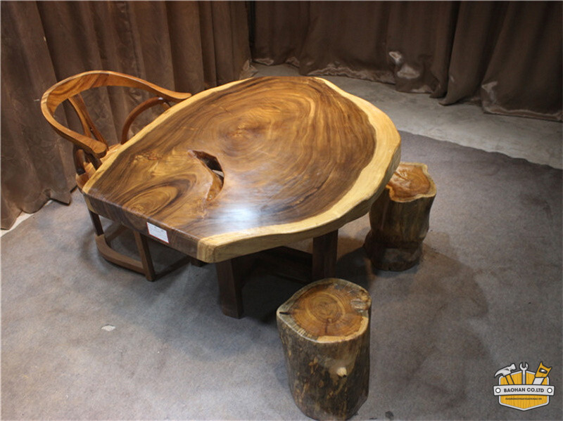 Bàn trà gỗ Me tây nhập khẩu Campuchia 1 ban tra go me tay campuchia 3