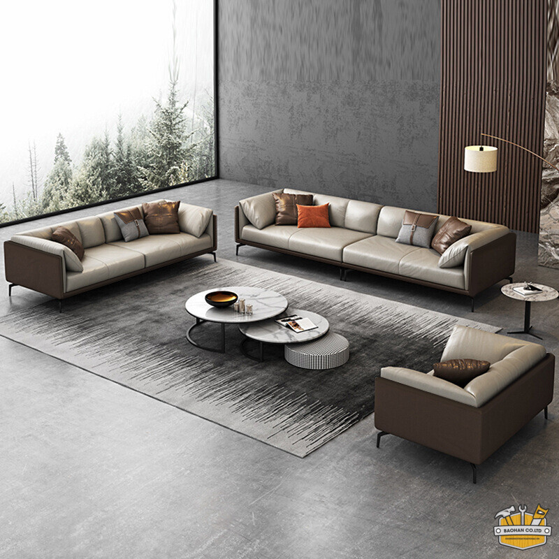 Ghế sofa văng da hiện đại V40 1 ghe sofa vang da v40 1