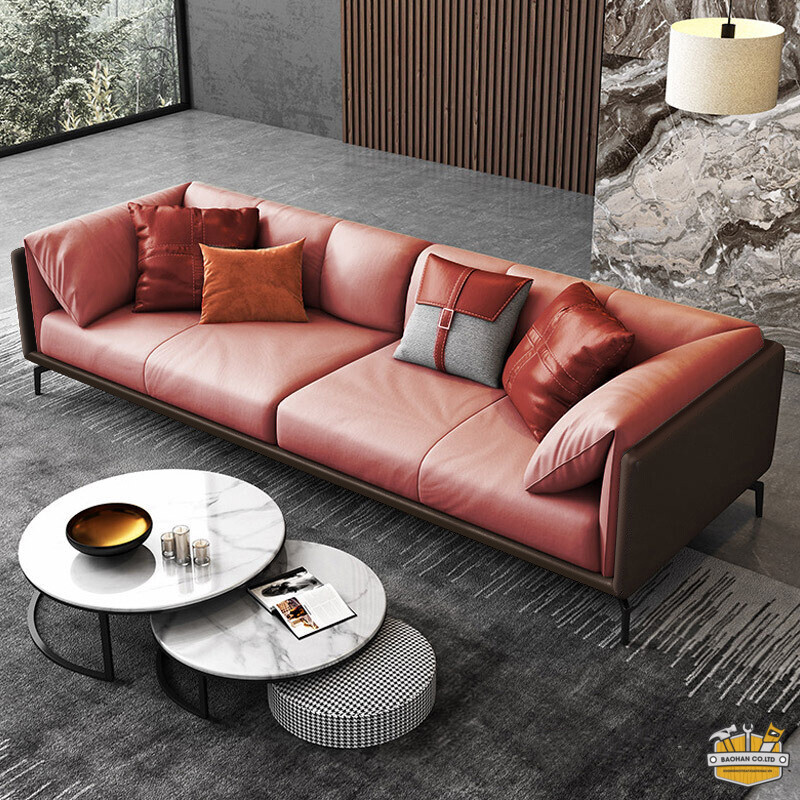 Ghế sofa văng da hiện đại V40 3 ghe sofa vang da v40 5