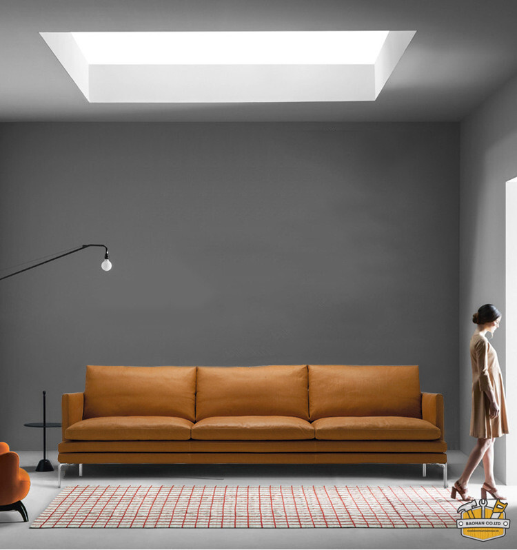 Ghế sofa văng đệm da Italia V23 1 ghe sofa vang dem da italia v23 3