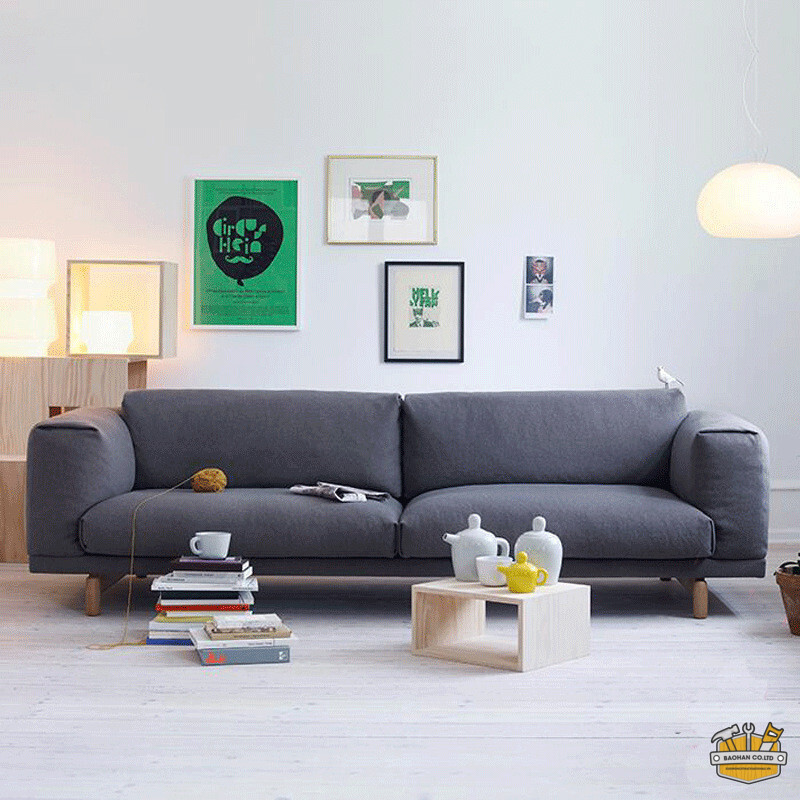 Sofa văng đệm vải V27 2 ghe sofa vang dem vai v27 1